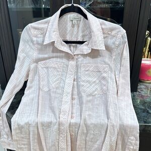 Calvin Klein Soft Pink Checkered Shirt